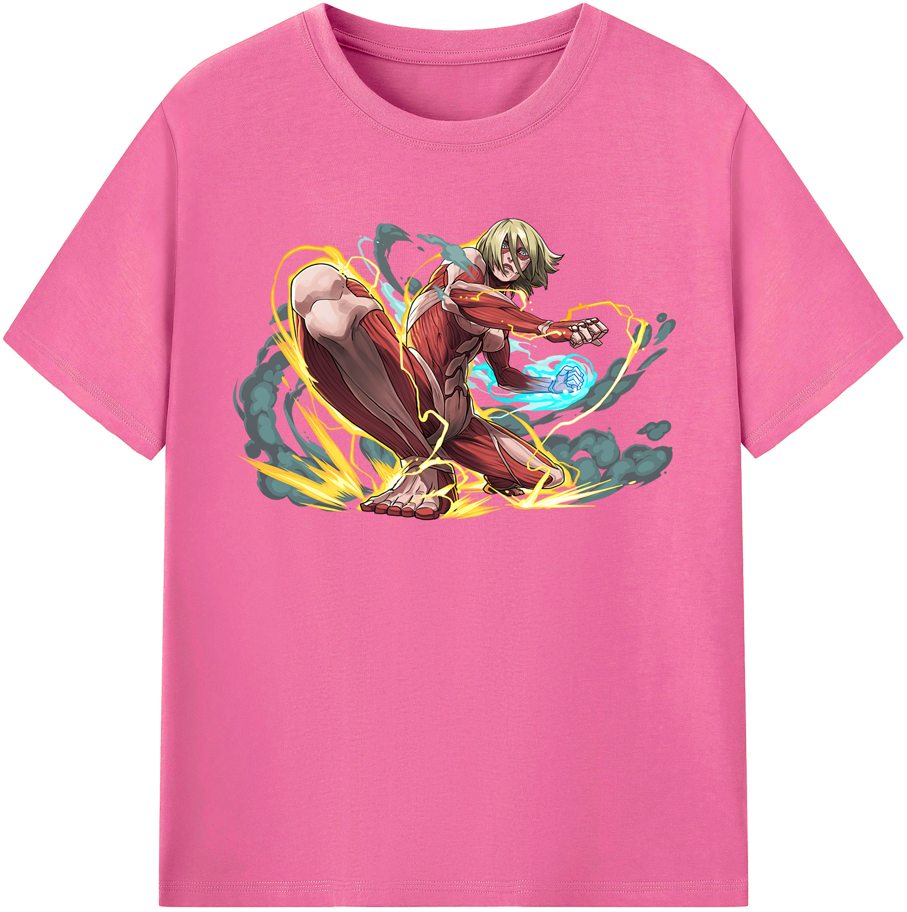 （画像用） 進撃の巨人 Attack on Titan レディースカジュアルプリントTシャツ（綿100％）